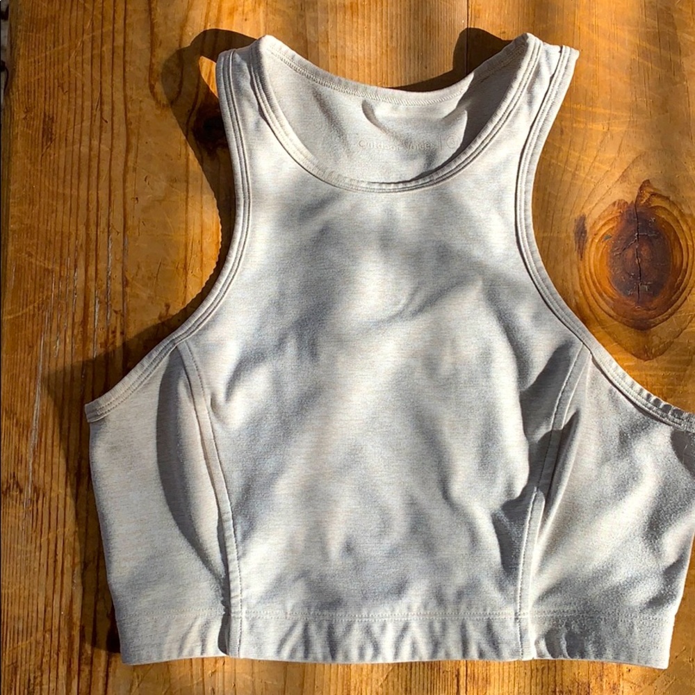 OV Outdoor Voices Athena Crop, Cream small EUC